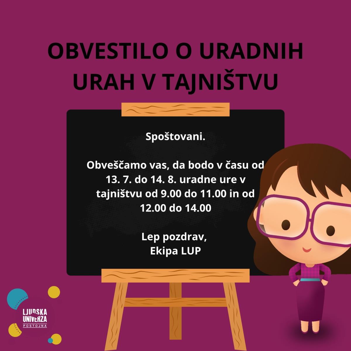 Uradne ure poletje 1